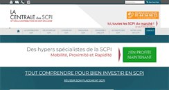 Desktop Screenshot of centraledesscpi.com